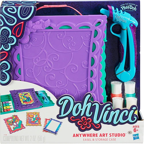 Brinquedo Conjunto Dohvinci Estúdio De Arte Hasbro