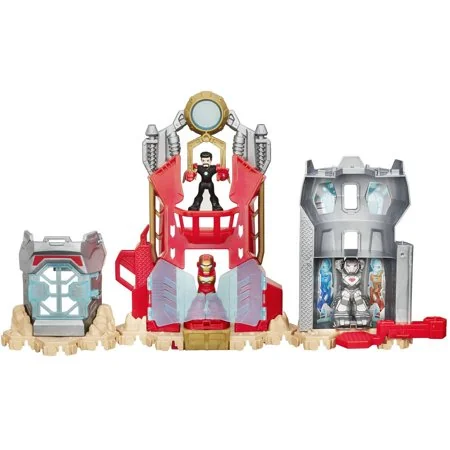 Playskool Heroes Marvel Super Hero Adventures Iron Man Armor Up Fortress