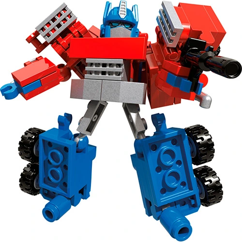 Kre O Kreon Transformers Conversível Battle Changer Optimus Prime Hasbro