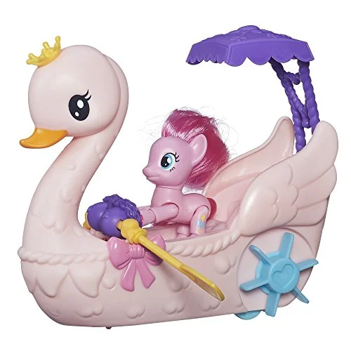 My Little Pony Friendship Is Magic Pinkie Pie Row Ride Swan Boat Set