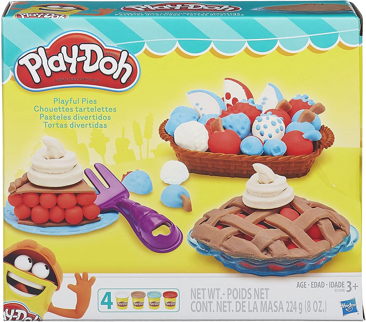 Conjunto Play Doh Tortas Divertidas Hasbro