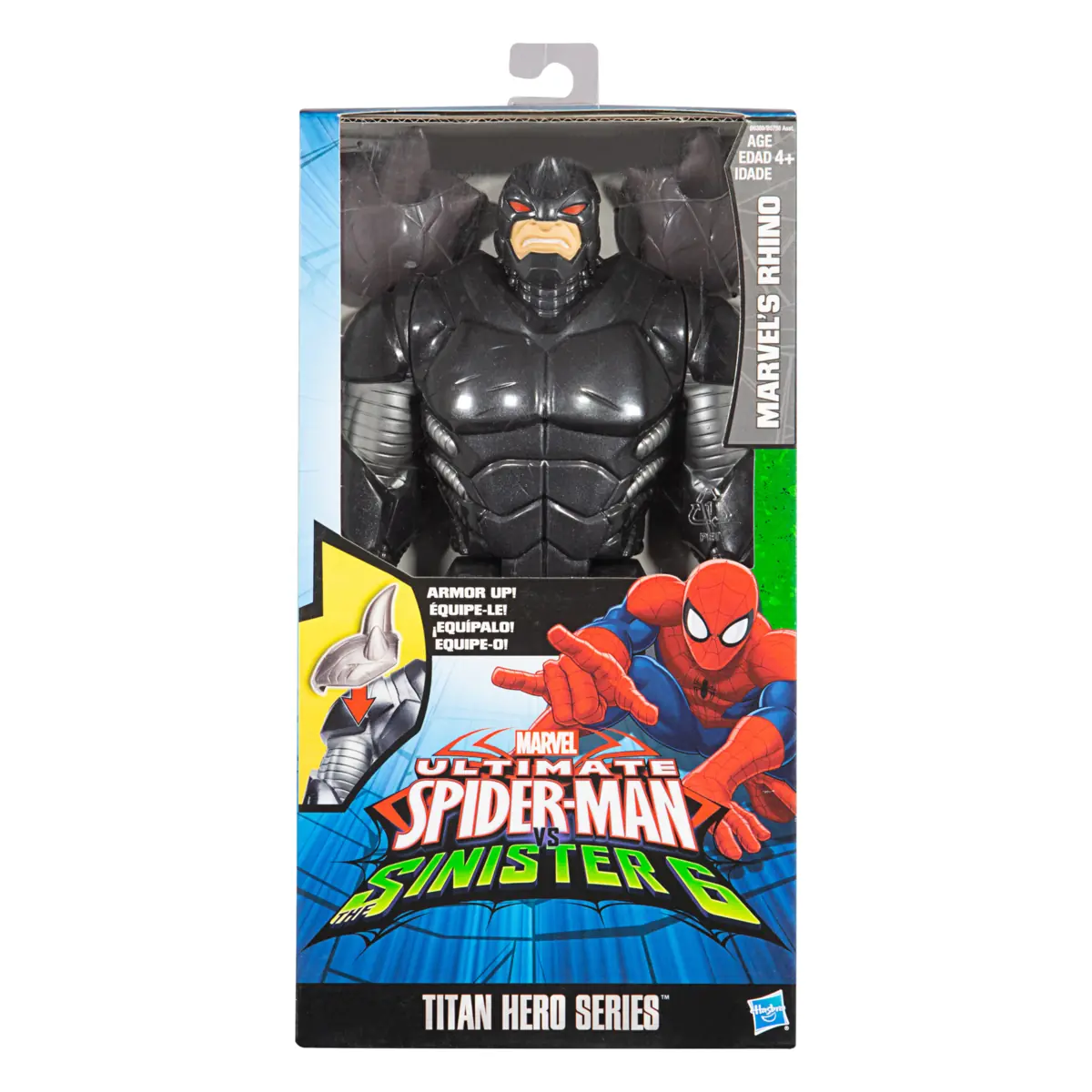 Boneco De Brinquedo Ultimate Spider Man Vs The Sinister 6 Marvels Rhino Hasbro Titan Hero Series