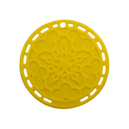 Suporte de Silicone Mandala 20cm Le Creuset - Amarelo Soleil