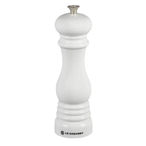Le Creuset Of America Pepper Mill, 8 Inch, White