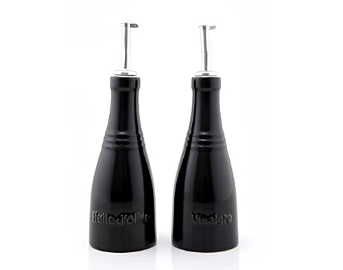 Conj.oleo/vinagre Le Creuset Black Onix