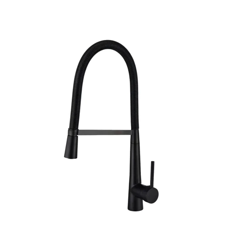 Torneira Cozinha Gourmet Monocomando Preta Preto
