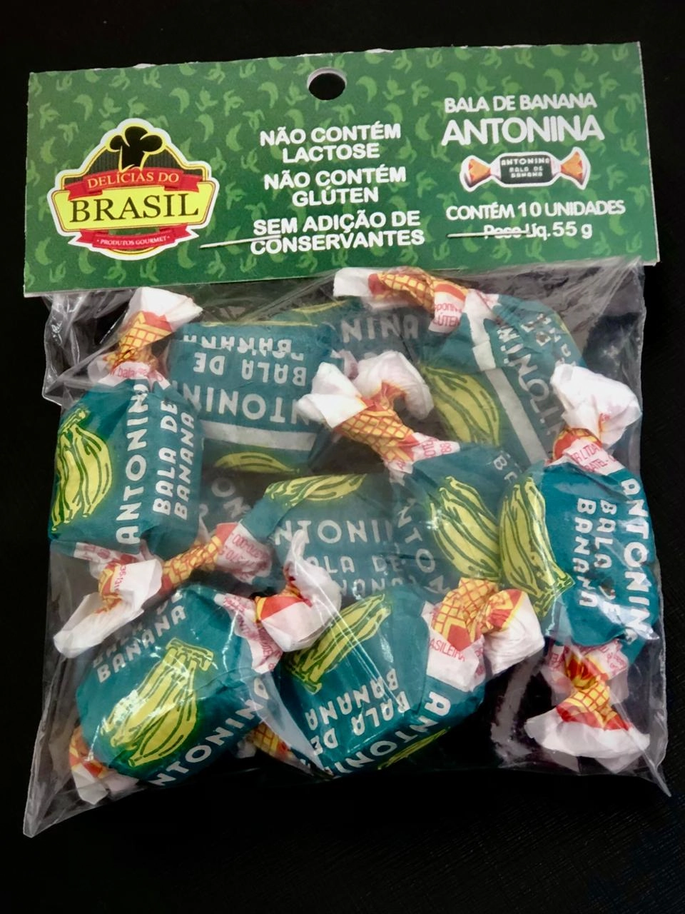 Bala Banana Antonina 10un 55g 0003 Delicias Do Brasil