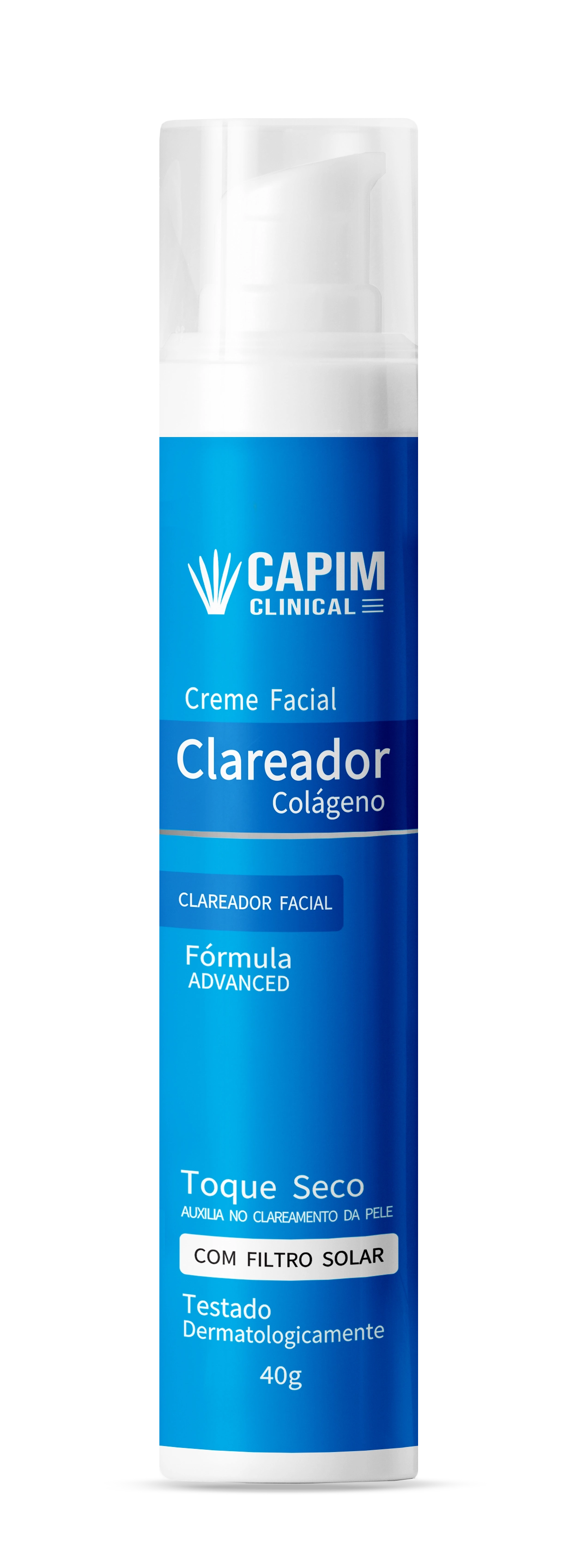 Creme Facial Clareador Capim Limão 40g