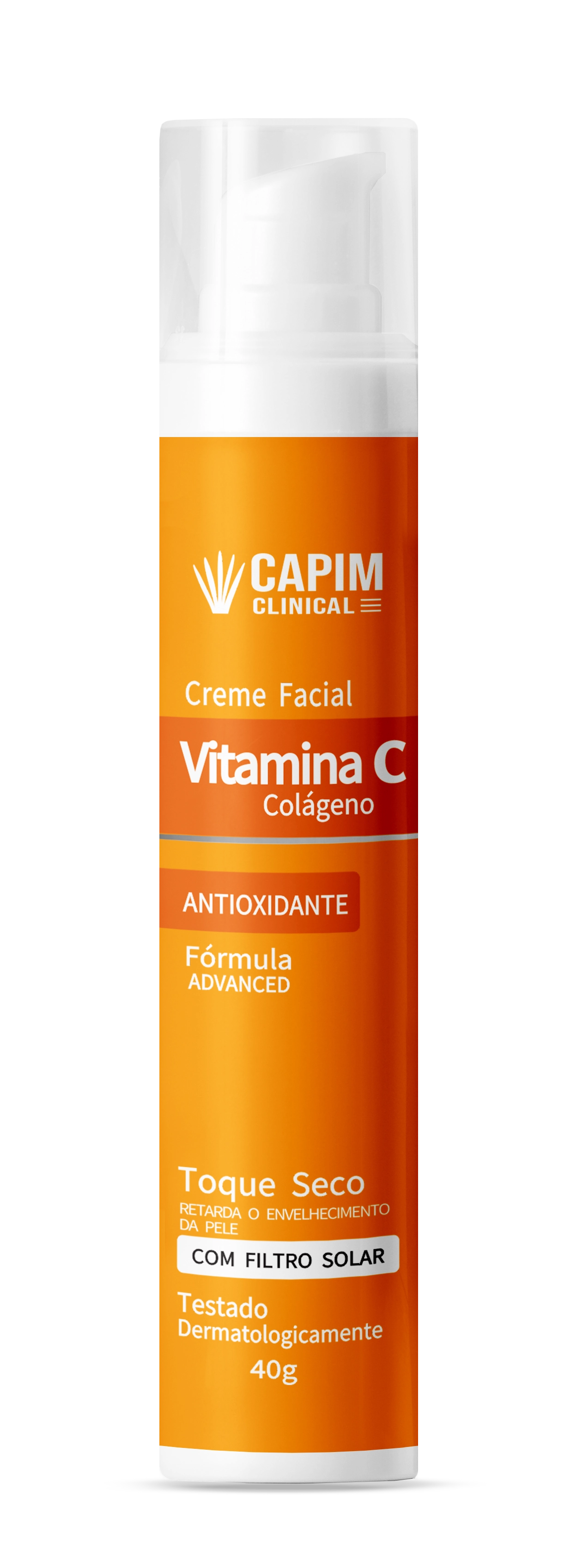 Creme Facial Vitamina C Capim Limão 40g