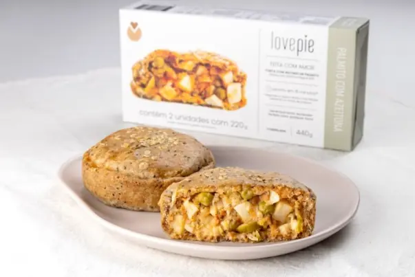 Torta Lovepie 440g Palmito Com Azeitonas