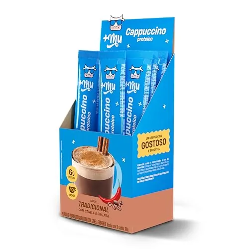 Mu Cappuccino Com Whey Sachê 10 Unidades | 180g