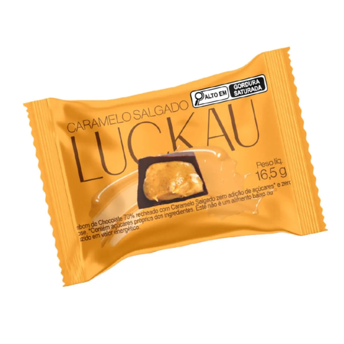 Bombom Choc Caramelo Salgado Luckau 16,5g