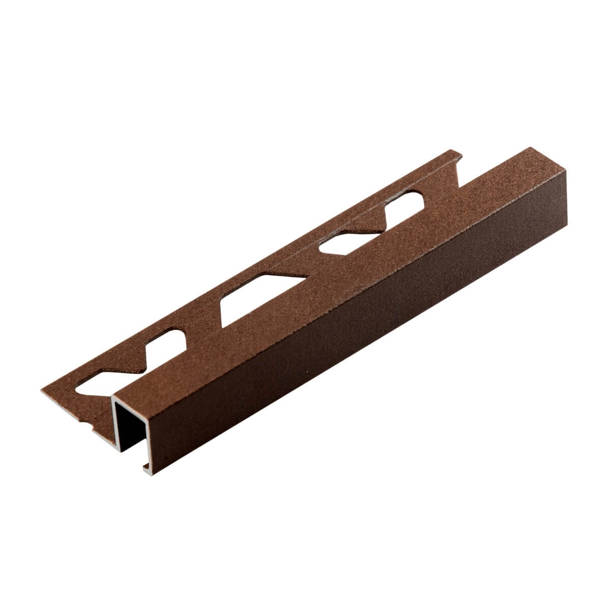 Listelo U Alumínio Firenze Premium 10mmx12mmx3m - Viscardi - Marrom Corten