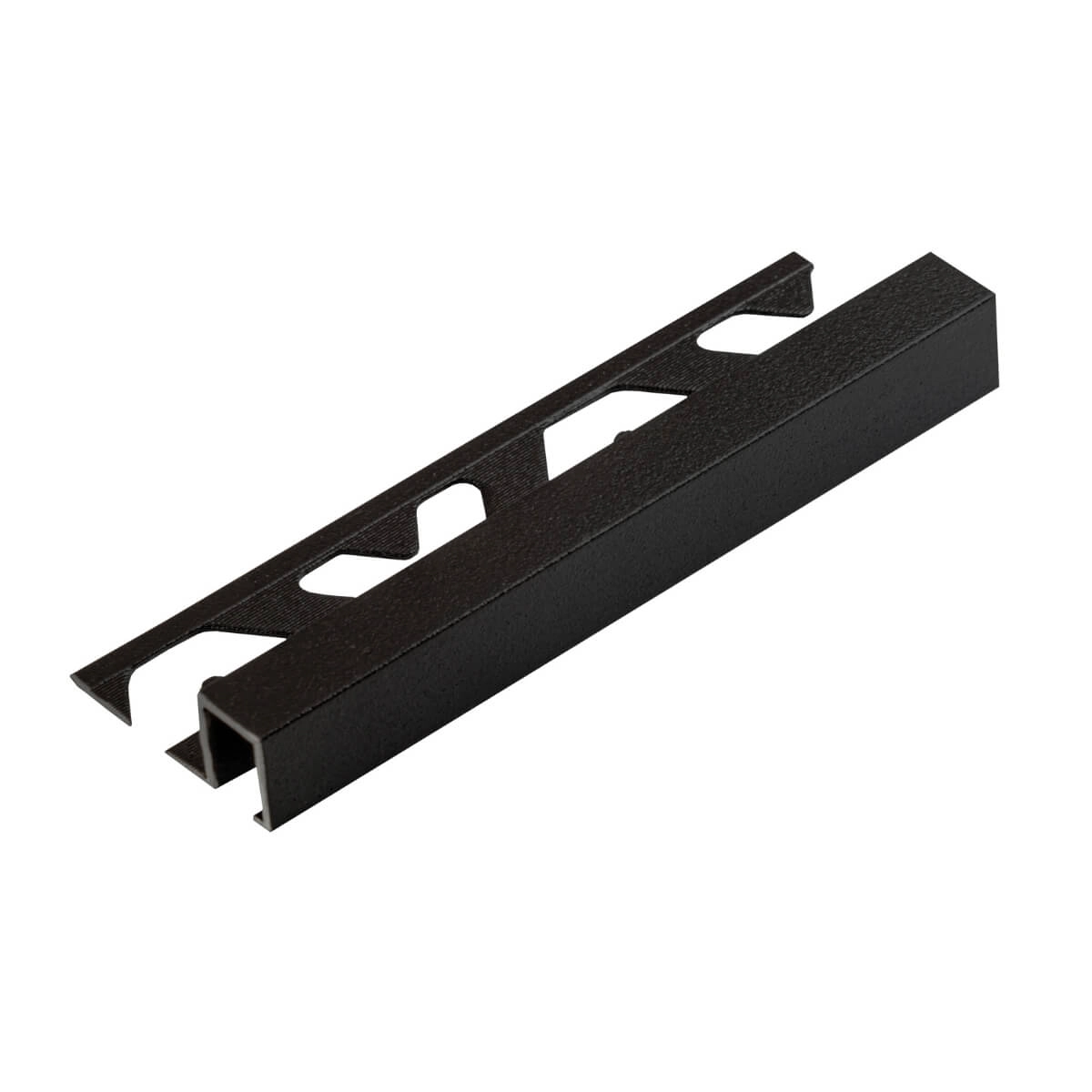Listelo U Alumínio Firenze Premium 10mmx12mmx3m - Viscardi - Preto Coten