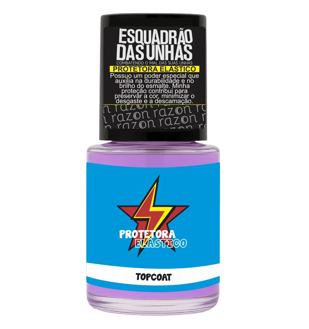 Topcoat Razon 9ml Protetora Elastico