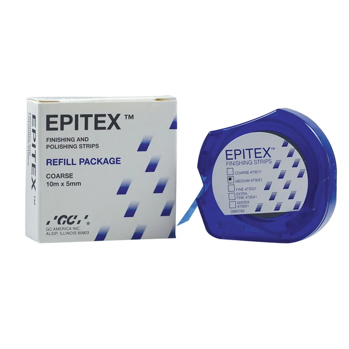 Tira de Lixa de Poliéster Epitex Refil Media Verde 10m - GC