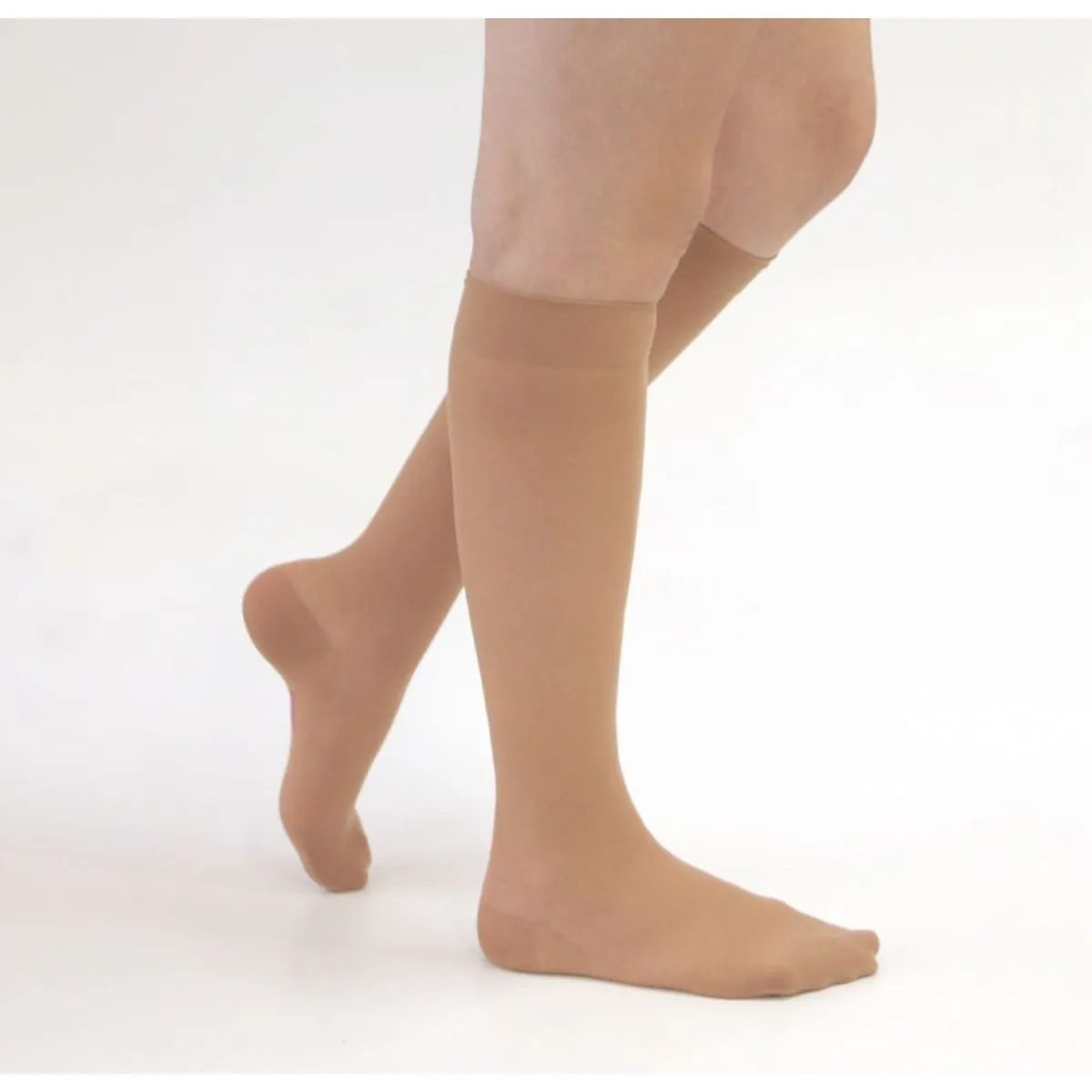 Panturrilha Sher Soft 20-30 Com Ponteira - Cor: Natural Tam: 4