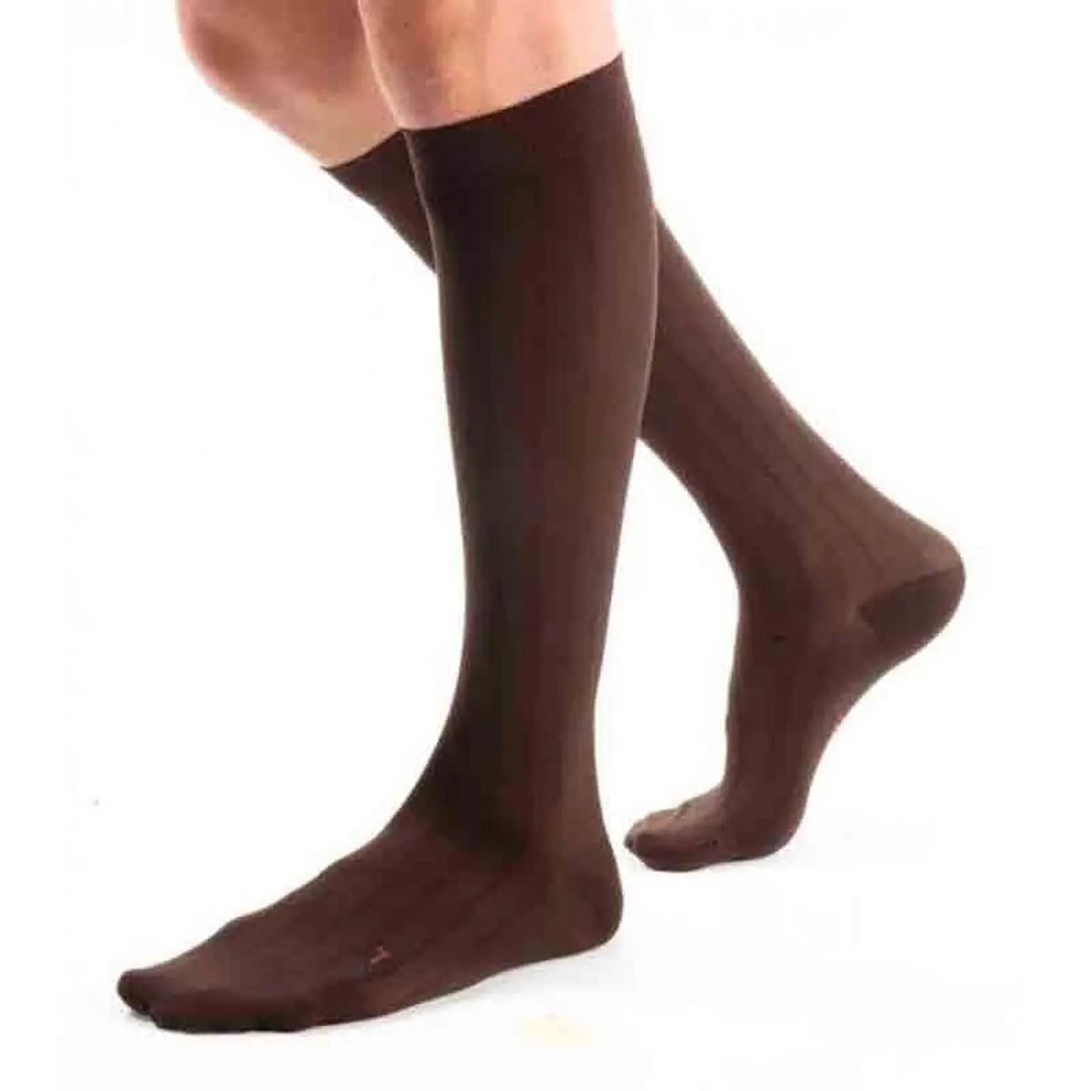 Meia Medi 15-20 MMHG Medivem For Men Com Ponteira - Cor: Marrom          Tam: 5