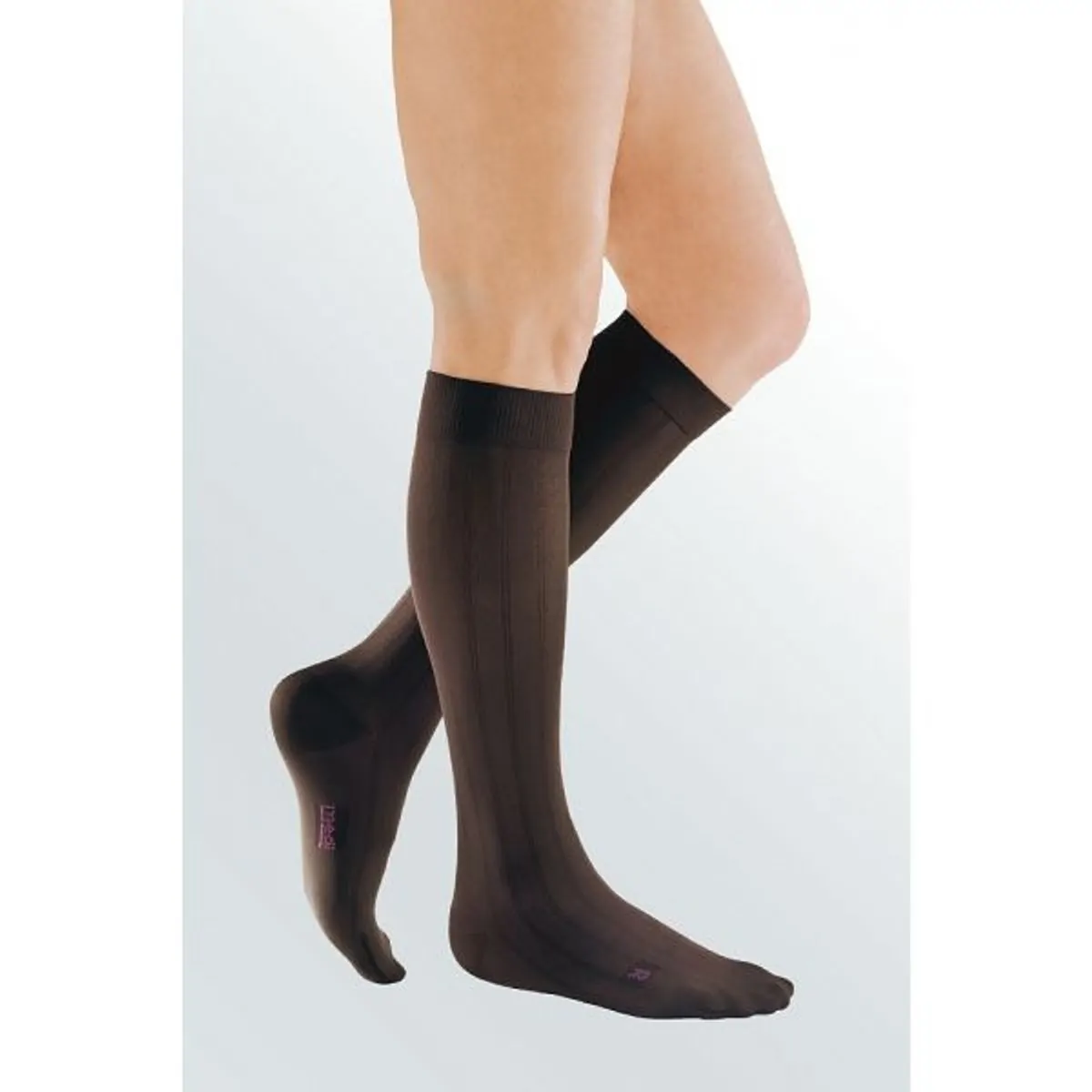 Meia Medi 20-30 MMHG Medivem For Men Com Ponteira - Cor: Marrom          Tam: 5