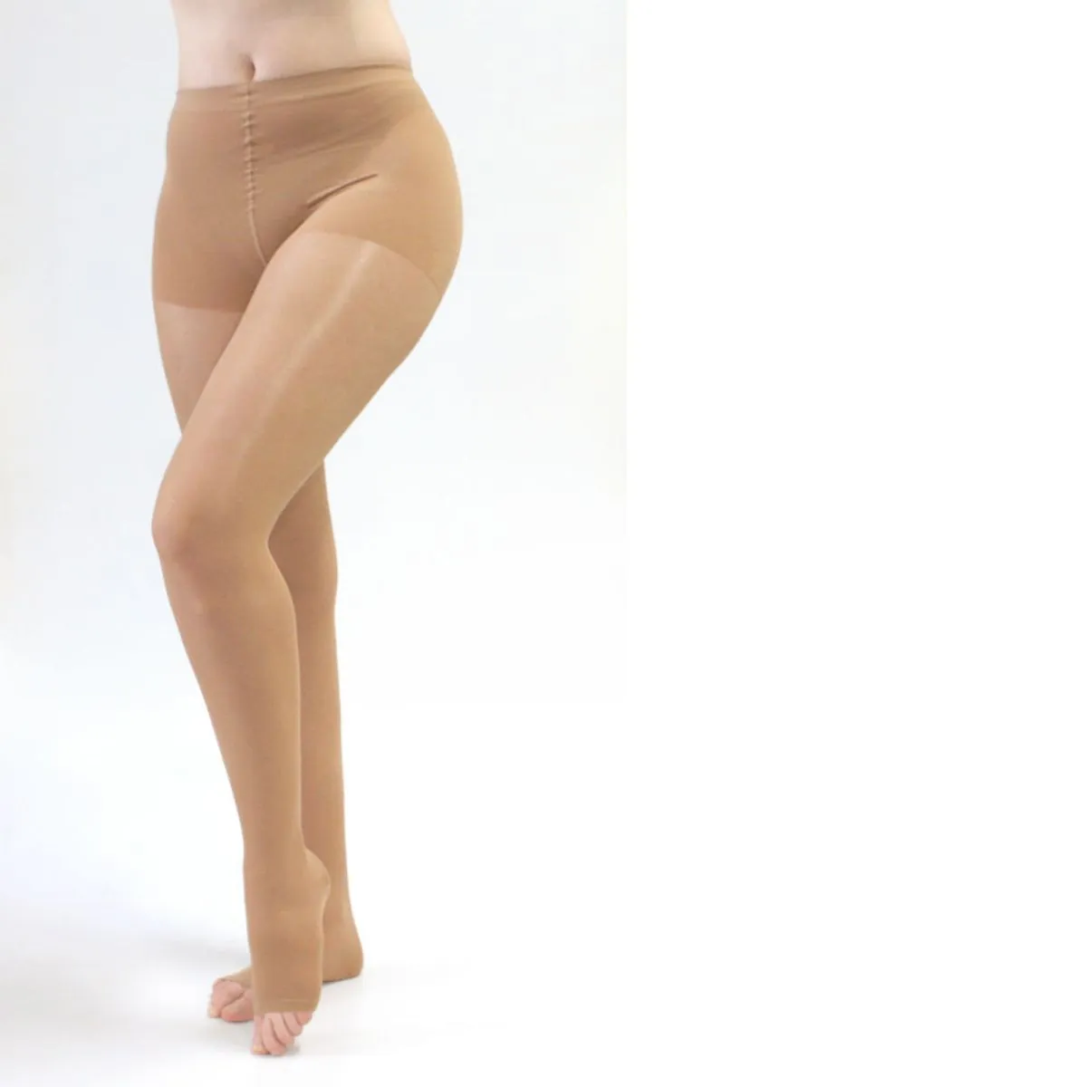 Meia Calça Medi 15-20MMHG Sheer Soft S/ Ponteira - Cor: Natural Tam: 5