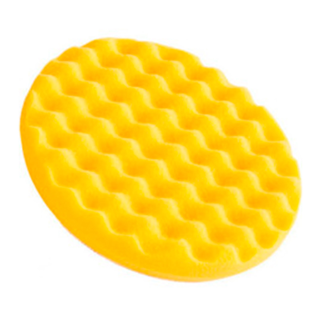 Boina De Espuma Amarela Waffle Para Polimento 150mm Mirka