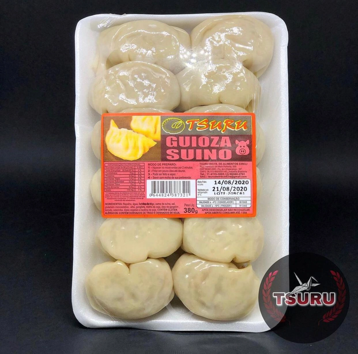 Guioza Tsuru 380g Suino