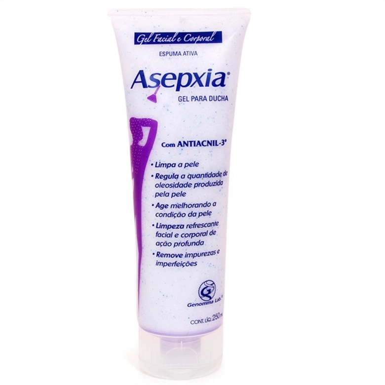 Asepxia Gel Para Ducha Espuma Ativa