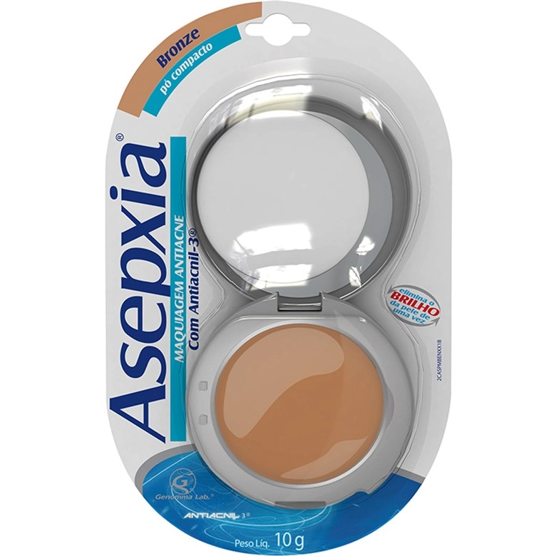 Pó Compacto Asepxia Bronze