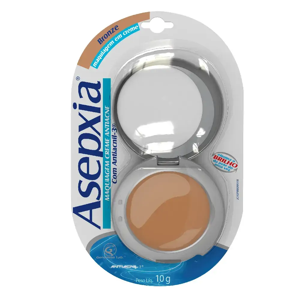 Asepxia Maquiagem Creme Bronze