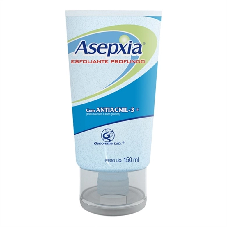 Gel De Limpeza Esfoliante Asepxia 150ml Esfoliante Profundo Unit