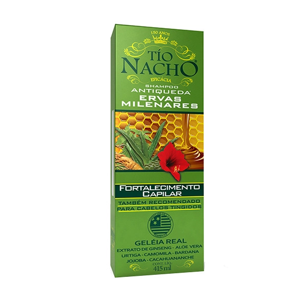 Shampoo Tio Nacho Antiqueda Ervas Milenares