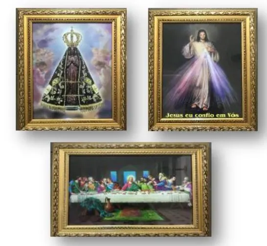 Quadro Estampado Santa Seia Sort 39x39cm Ref.ty500csc