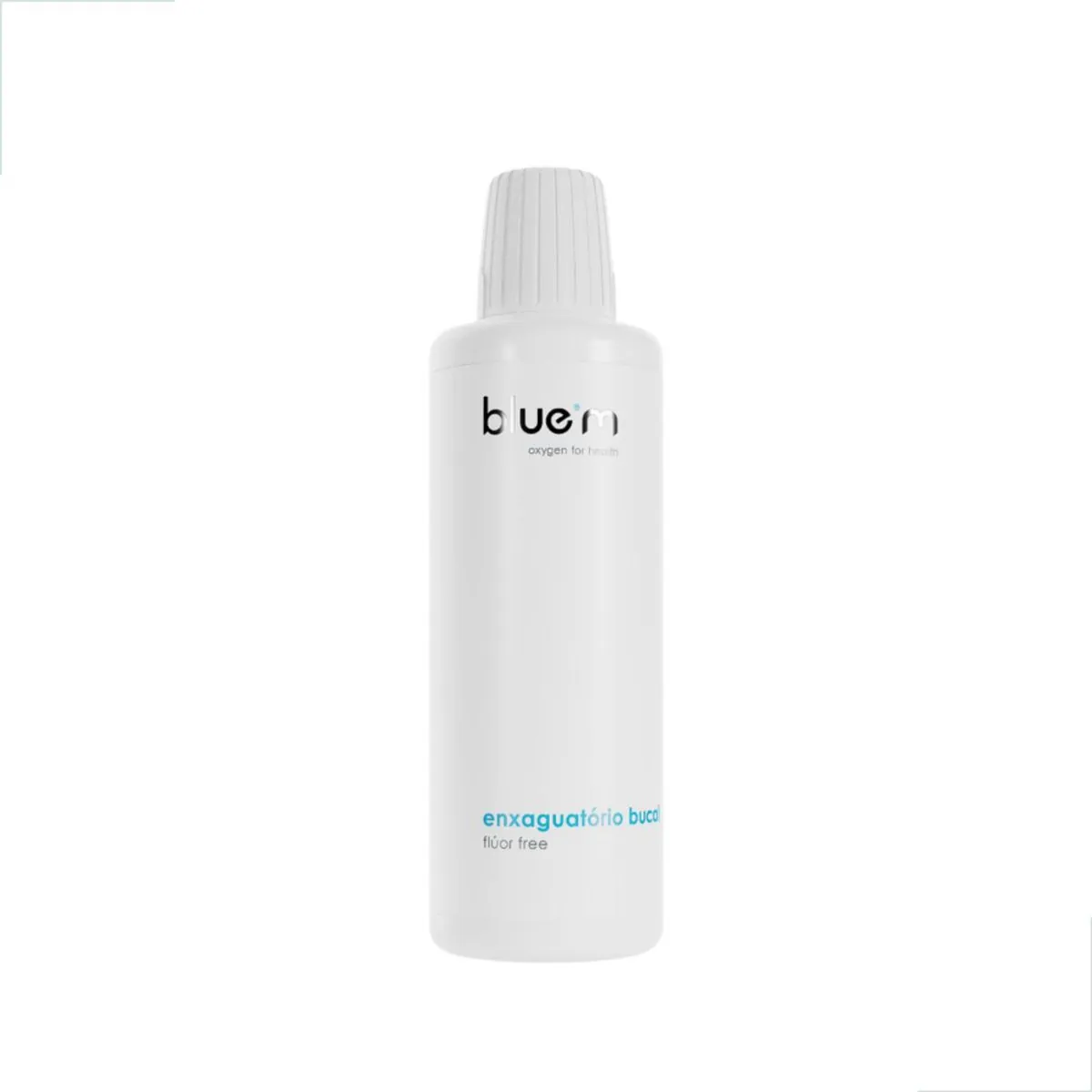 Enxaguatório Bucal BlueM 250ml Fórmula Oxigênio Ativo Gengivas Irritadas Prevenção Placas Saúde Buca