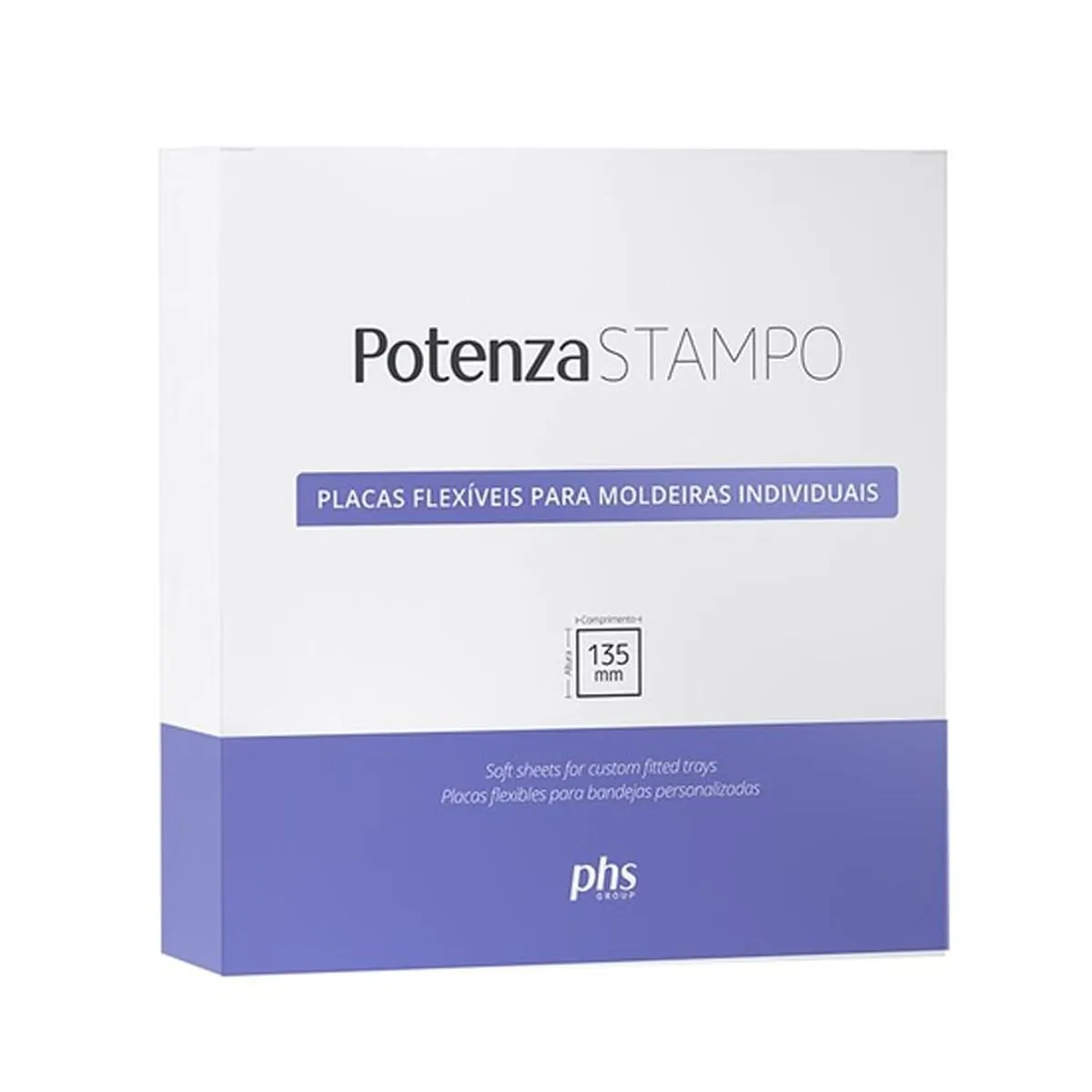 Placa Para Moldeira Potenza Stampo EVA 1mm Com 5 Quadrada - Tokuyama