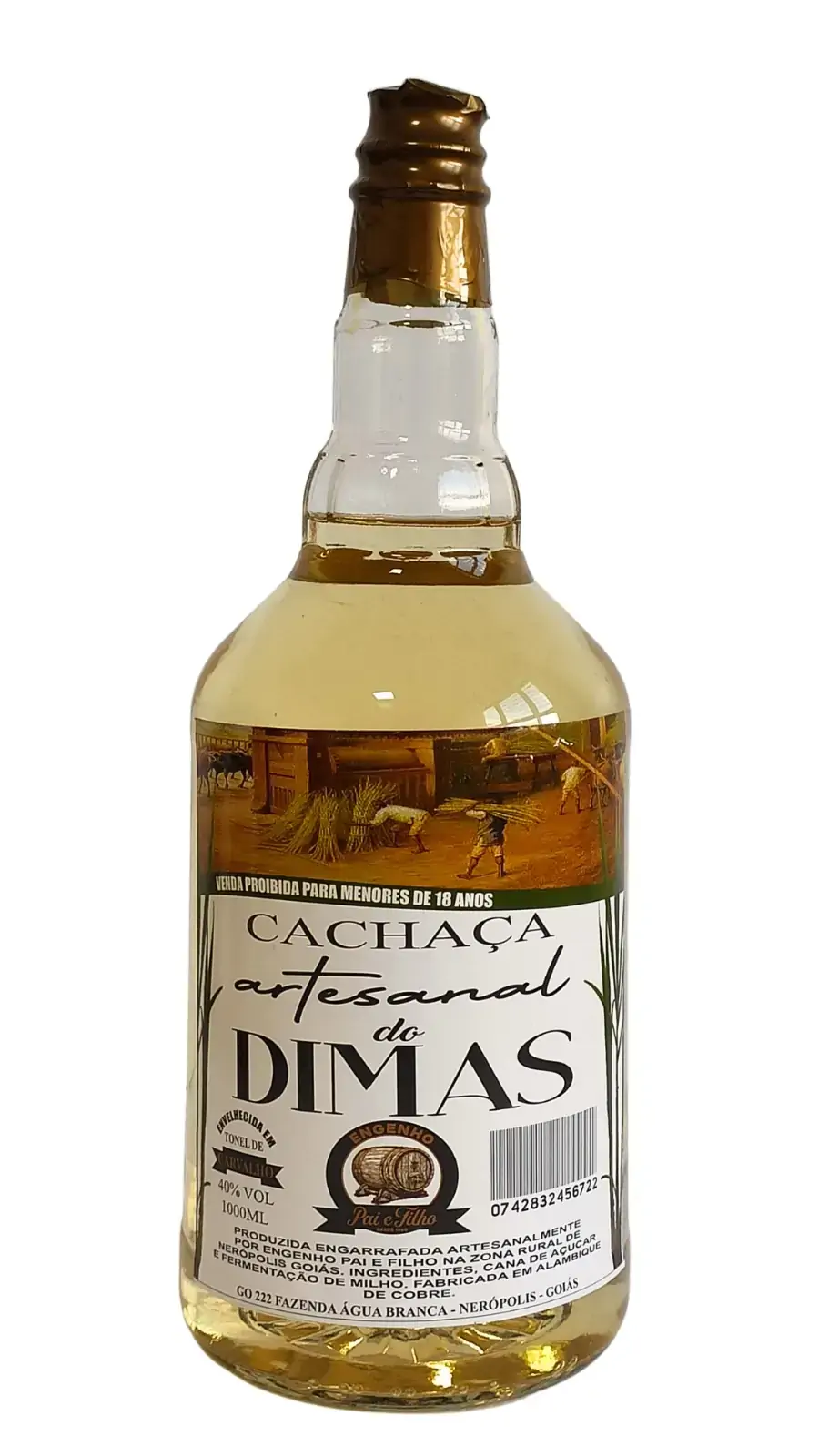 Cachaça Do Dimas Bálsamo 1l
