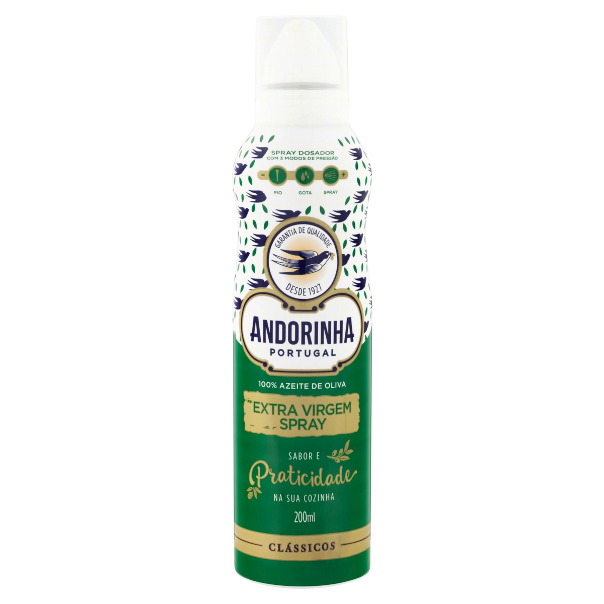 Azeite De Oliva Extra Virgem Português Andorinha Clássicos Frasco 200ml Spray
