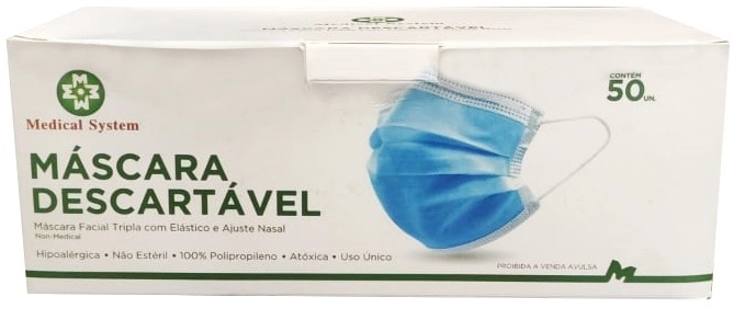 Mascara Descartavel Medycal System C/50 Un.