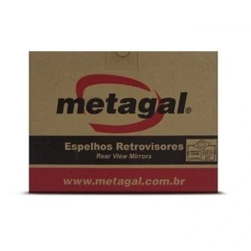 Espelho Retrovisor Externo CITROEN C3 Lado Esquerdo Elétrico Preto sem Pisca - METAGAL RPUE85CE