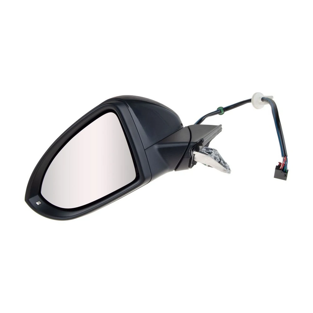 Espelho Retrovisor Externo VOLKSWAGEN GOLF Lado Esquerdo Elétrico com Pisca com Power Fold - METAGAL RWYE13CE