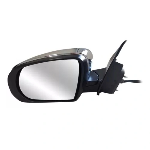 Espelho Retrovisor Externo FIAT TORO Lado Esquerdo Capa Cromada Elétrico - METAGAL RTAET7CE