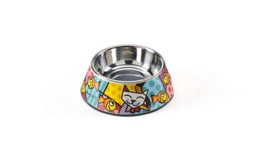 Comedouro Romero Britto Steel 2