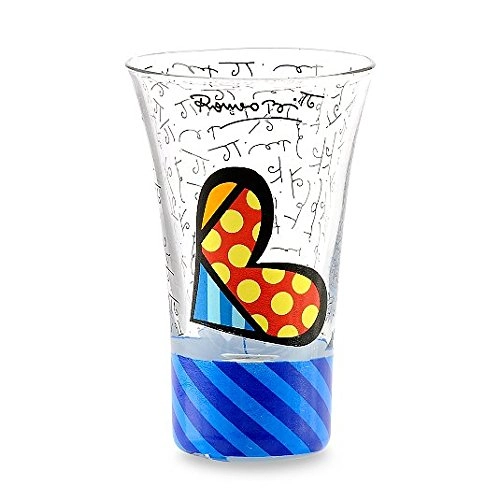 Copo Romero Britto Vd Heart Striped