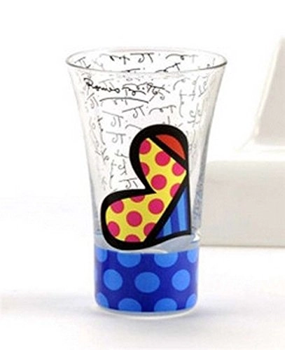 Copo Romero Britto Vd Heart Dots