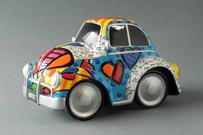 Car Figurine Romero Britto Beetle