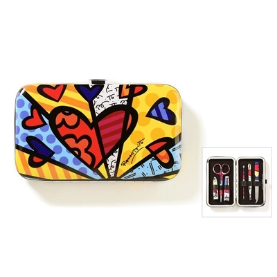 Kit Manicure Romero Britto Heart