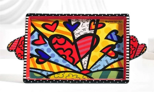 Bandeja Romero Britto Ceramica