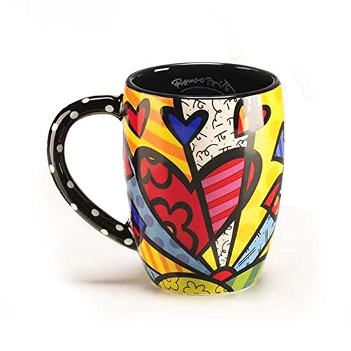 Caneca Romero Britto Heart