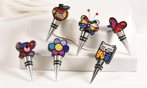 Tampa P/garrafa Vinho Romero Britto