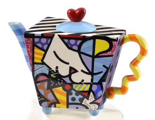 Chaleira Romero Britto White Cat