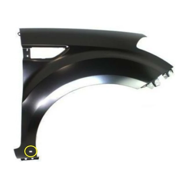 Para-lama KIA MOTORS SOUL Lado Esquerdo com Furo Pisca - RUFATO 19307